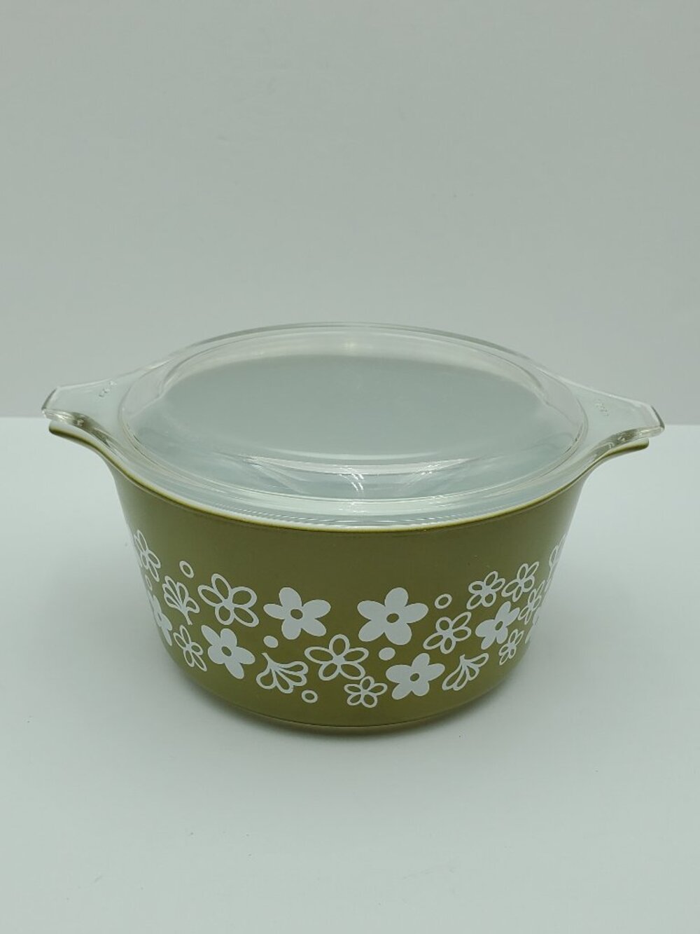 Pyrex Spring Blossom 1 Qt Round Casserole with Lid Crazy Daisy 1 Quart Baker